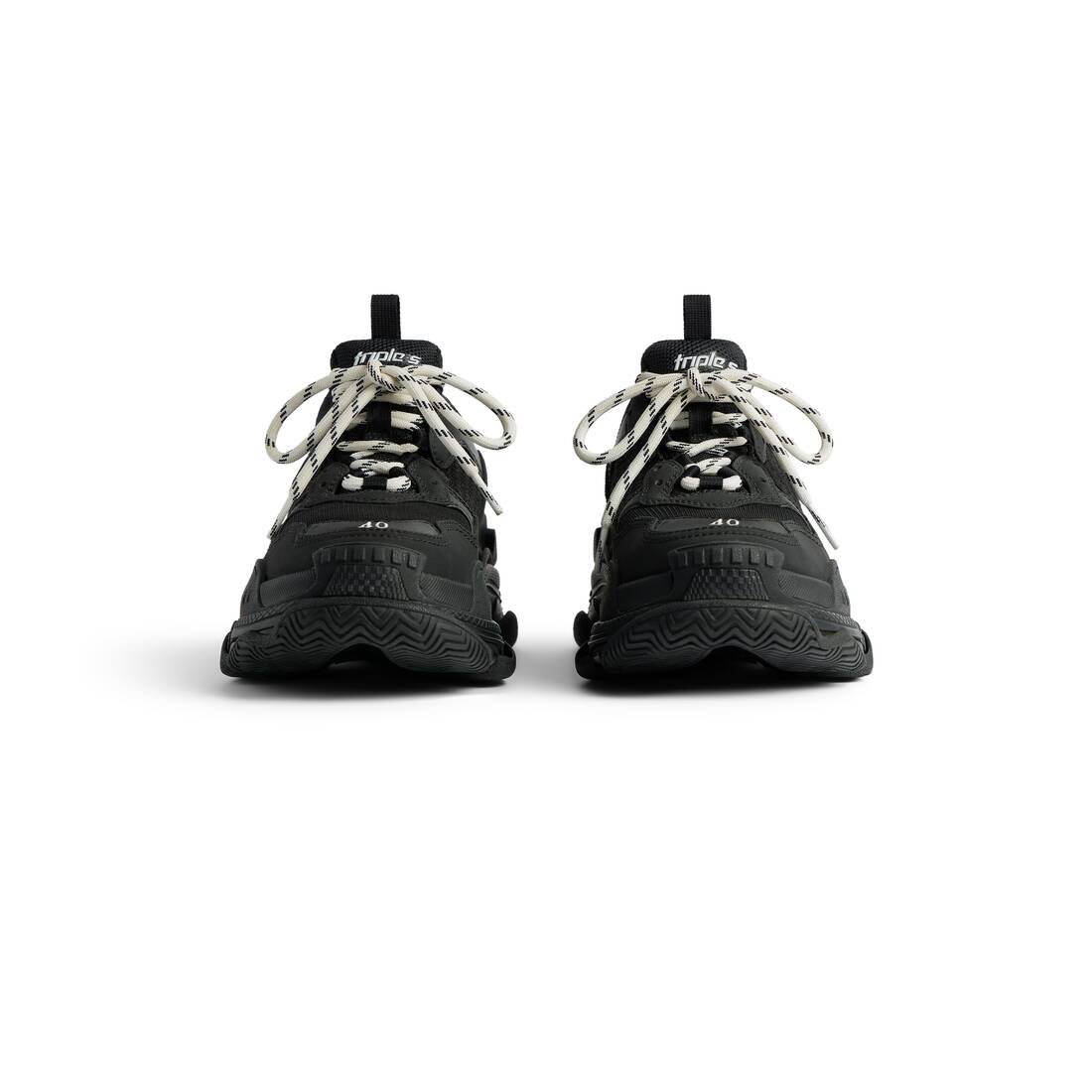 Men’s Triple S Sneaker in Black - Image 3
